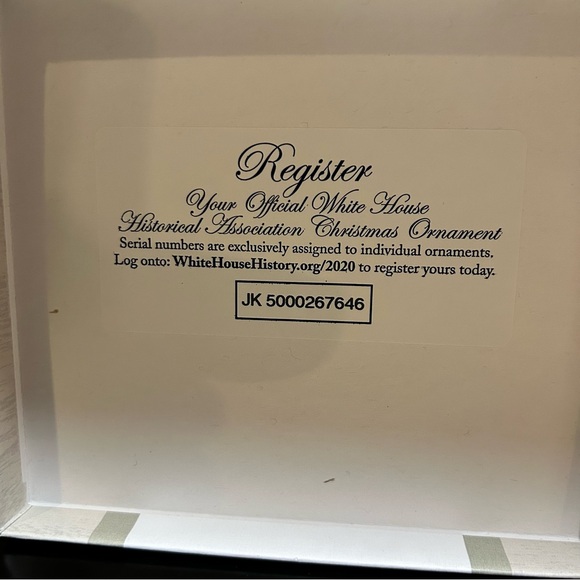 JFK Christmas 2020 Blue and Gold Holiday Frame - Picture 3 of 5